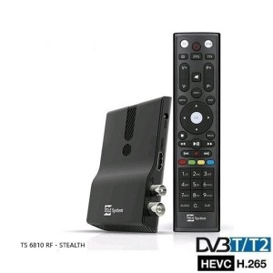 TELE System TS6810RF STEALTH - DVB T2 H.265 Receiver Terrestrial Onetrade